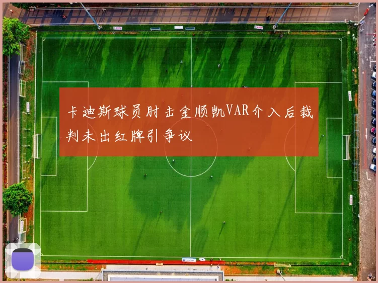 卡迪斯球员肘击金顺凯VAR介入后裁判未出红牌引争议